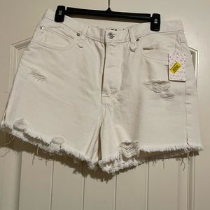 Free people distressed cut off shorts